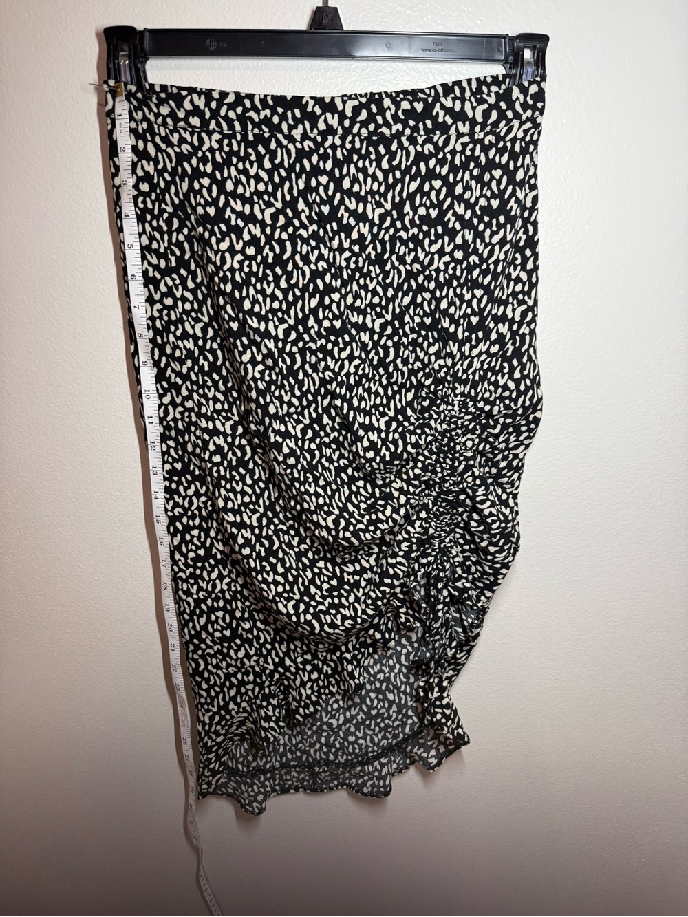 Ophelia Roe Black and White High-Low adjustable size M Skirt